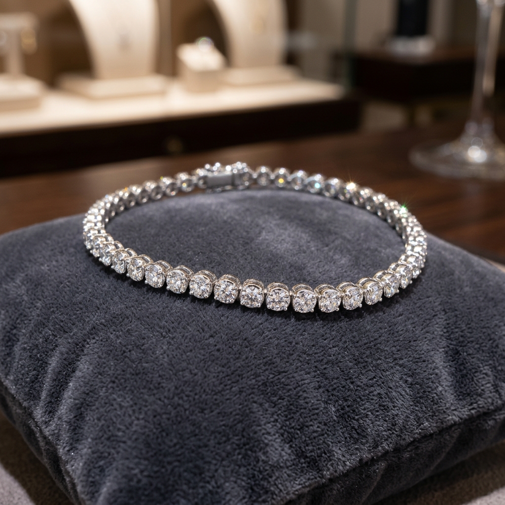 White Gold Diamond Tennis Bracelet